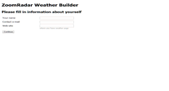 Desktop Screenshot of builder.zoomradar.net