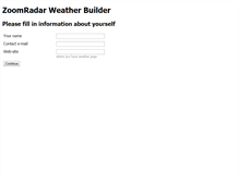 Tablet Screenshot of builder.zoomradar.net